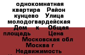 однокомнатная  квартира › Район ­ кунцево › Улица ­ молодогвардейская › Дом ­ 8к1 › Общая площадь ­ 70 › Цена ­ 19 000 000 - Московская обл., Москва г. Недвижимость » Квартиры продажа   